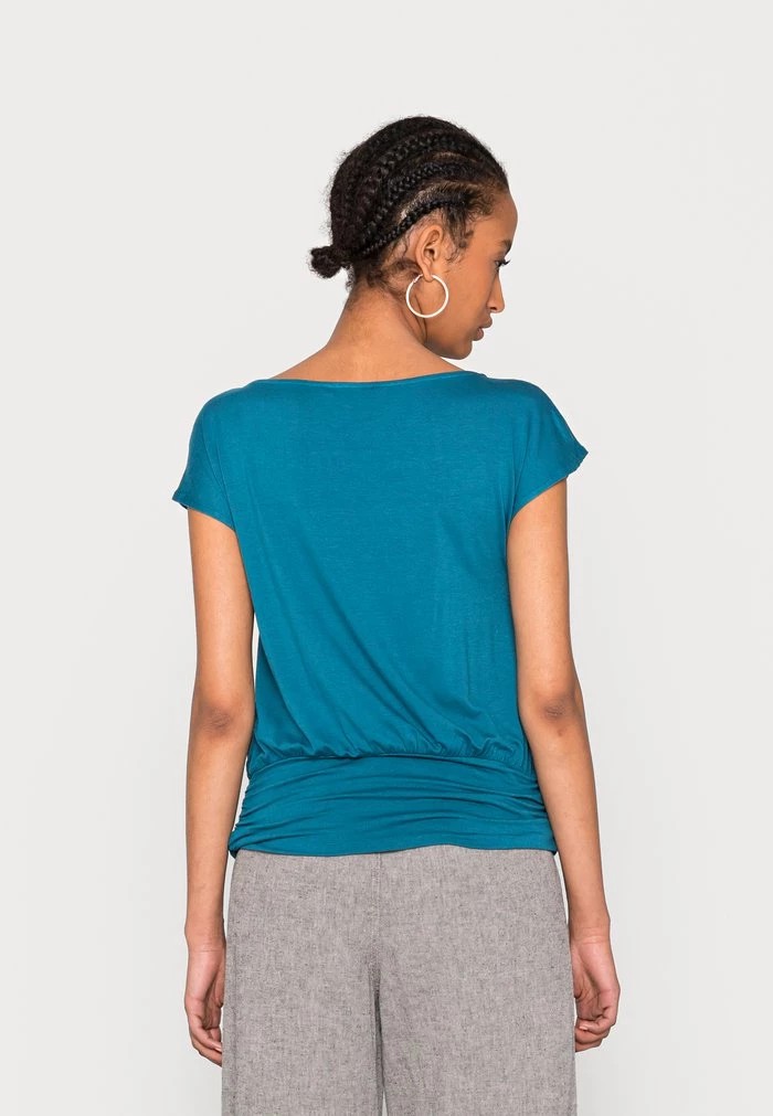 T-Shirt ANNA FIELD Anna Field Basic T-shirt Bleu Femme | VNT-7530856